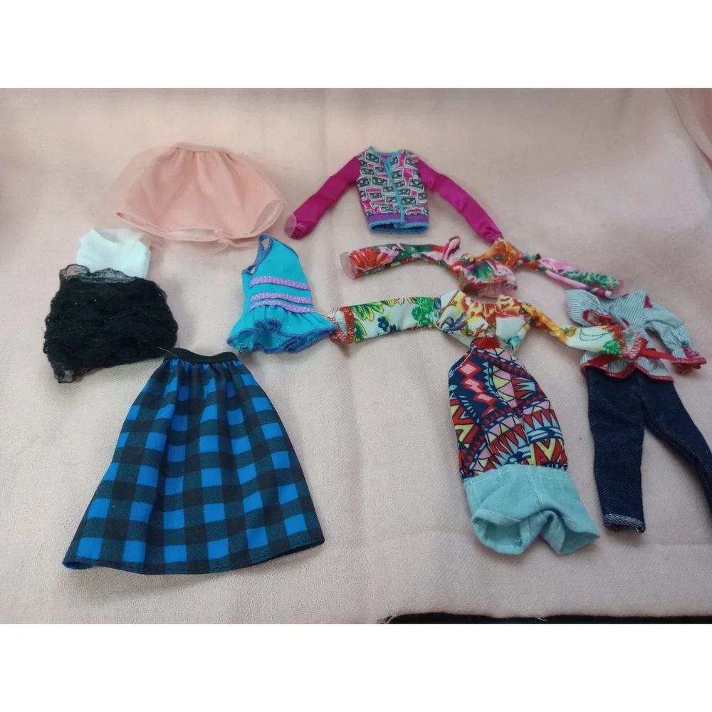 Barbie Clothes Lot 9 Pc Dreamhouse Fashionistas Funville Doll Clothing‎